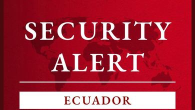 Ecuador Curfew Set for Five Provinces November 1–10; TravelGov Issues Guidance