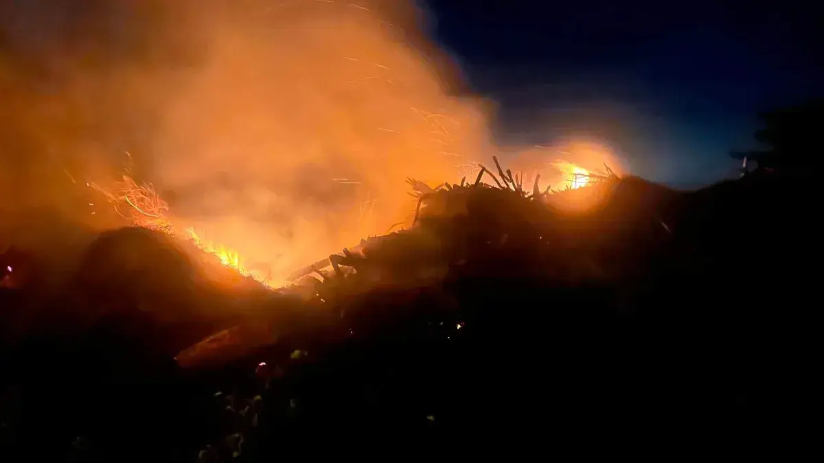Incendie au Motu Temae de Moorea : les habitations hors de danger