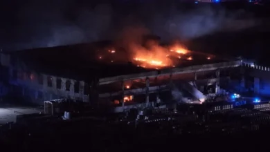 Incendio in un'azienda di laterizi nel Vicentino: le immagini notturne dal drone 4 Incendio in un'azienda di laterizi nel Vicentino: le immagini notturne dal drone