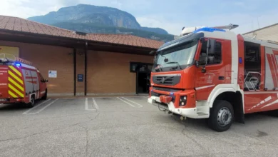 Mezzolombardo, principio d’incendio al supermercato: evacuati clienti e personale