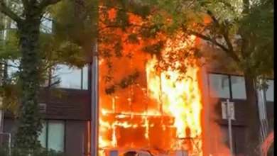 "On a entendu une explosion" : un lycée en feu sur l'île de Nantes